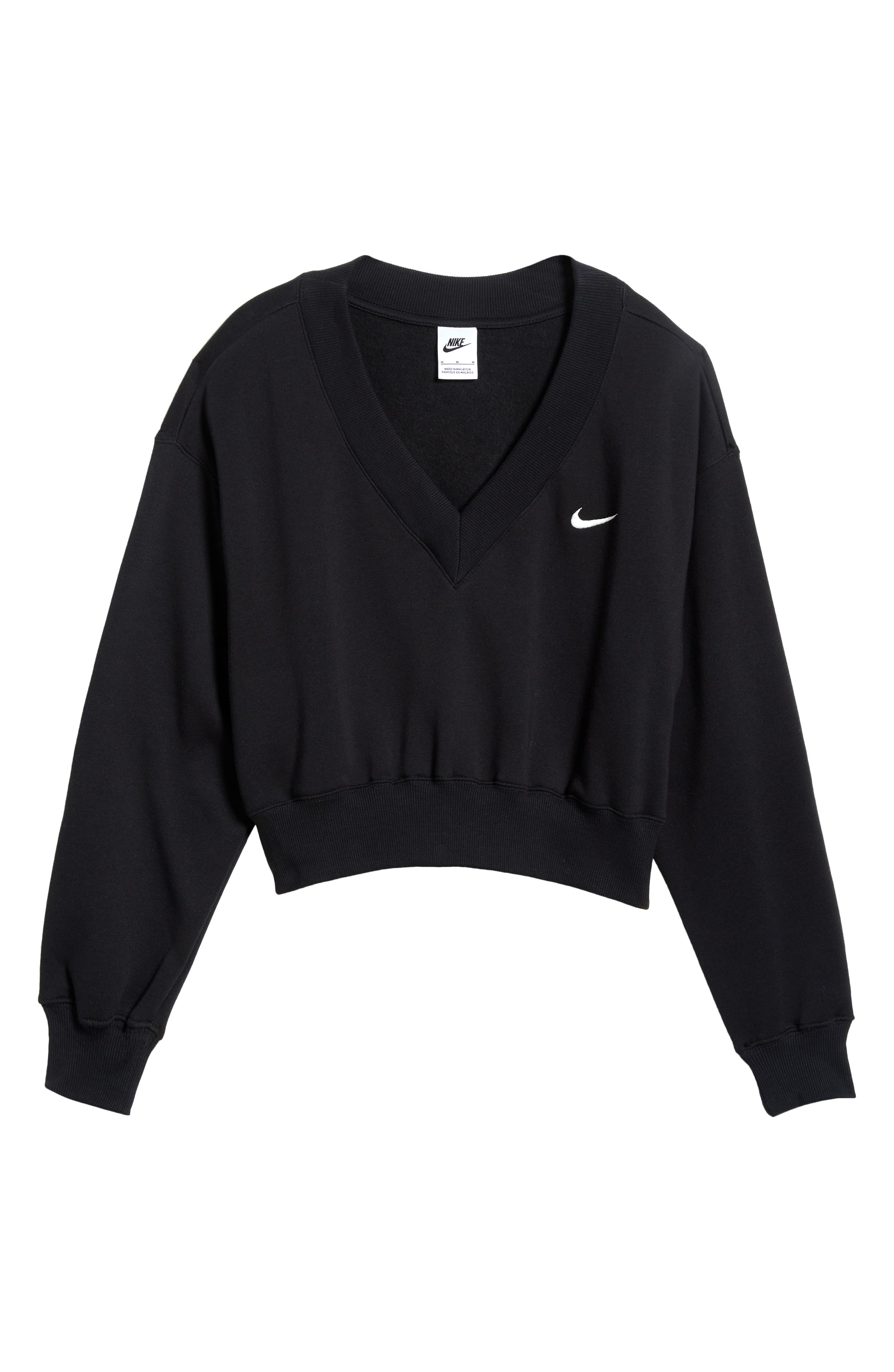 nike sportswear reversible cropped sweatshirt