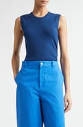 PARTOW Bowery Sleeveless Silk Blend Sweater