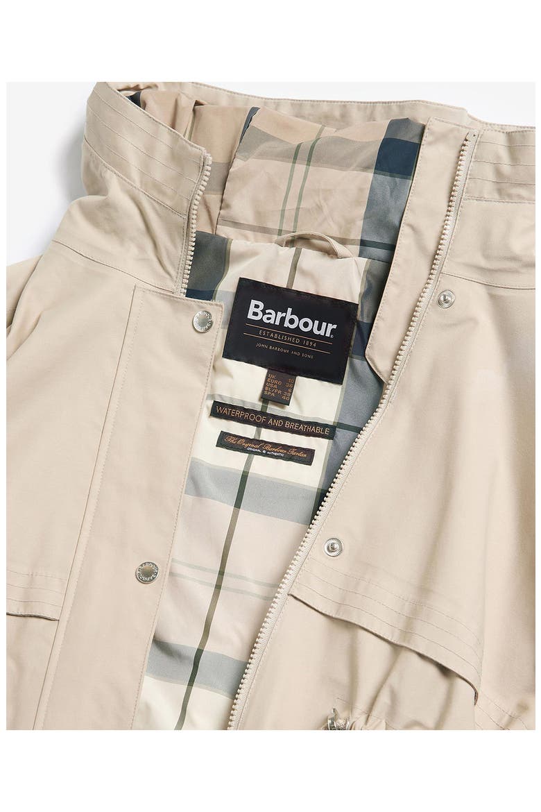 Lavender Waterproof Hooded Coat, Alternate, color, LT SAND