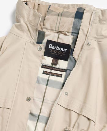 Lavender Waterproof Hooded Coat