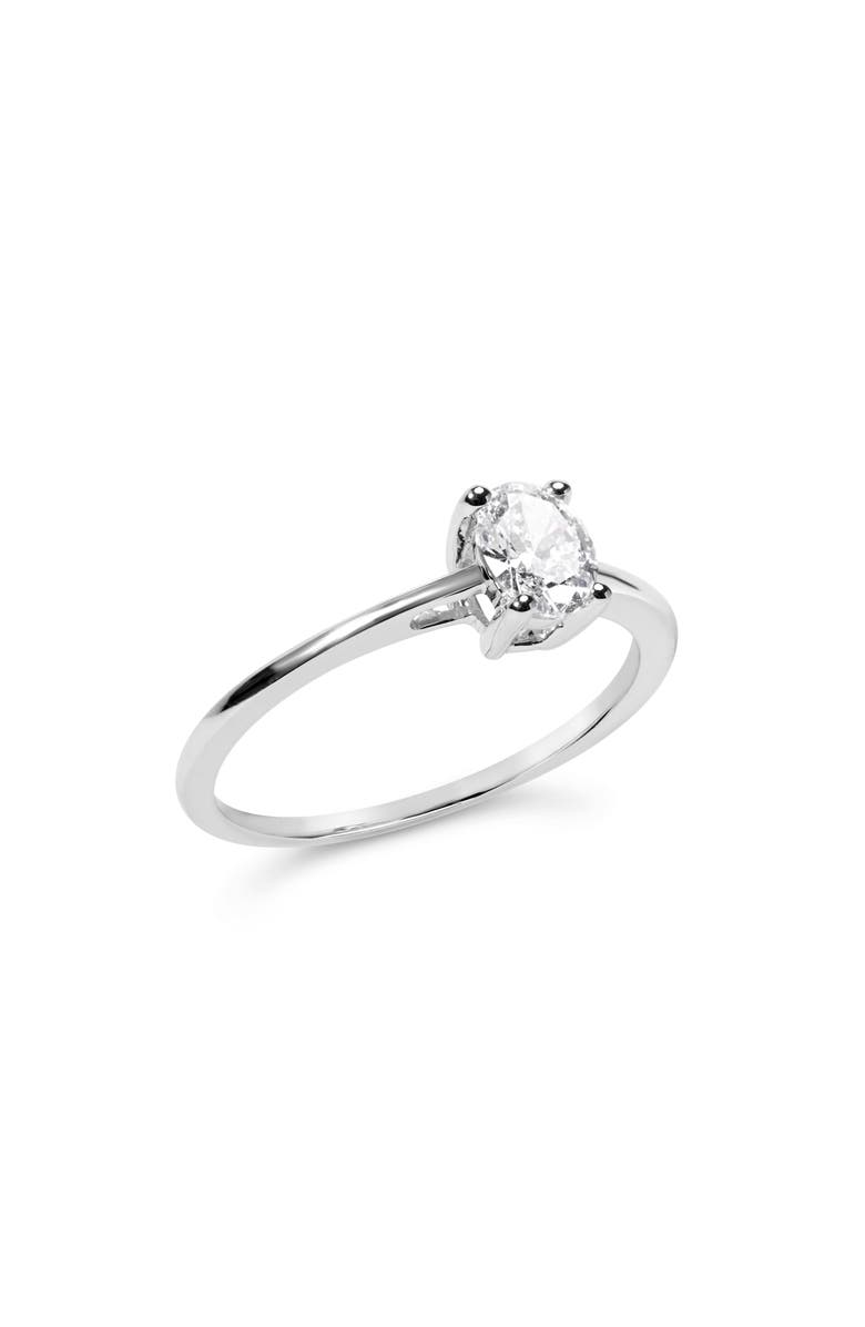 Haus of Brilliance 14K White Gold 1/2 Cttw Lab Grown Diamond Engagement Ring, Alternate, color, White