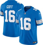 Nike Men's Nike Jared Goff Blue Detroit Lions Vapor F.U.S.E. Limited Jersey