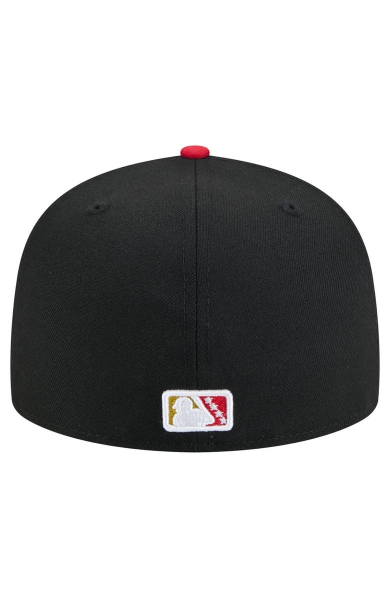 New Era Men's New Era Black Reading Fightin Phils Copa de la Diversión 59FIFTY Fitted Hat, Alternate, color, Black