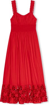 Rails Moira Smocked Back Sleeveless Maxi Dress
