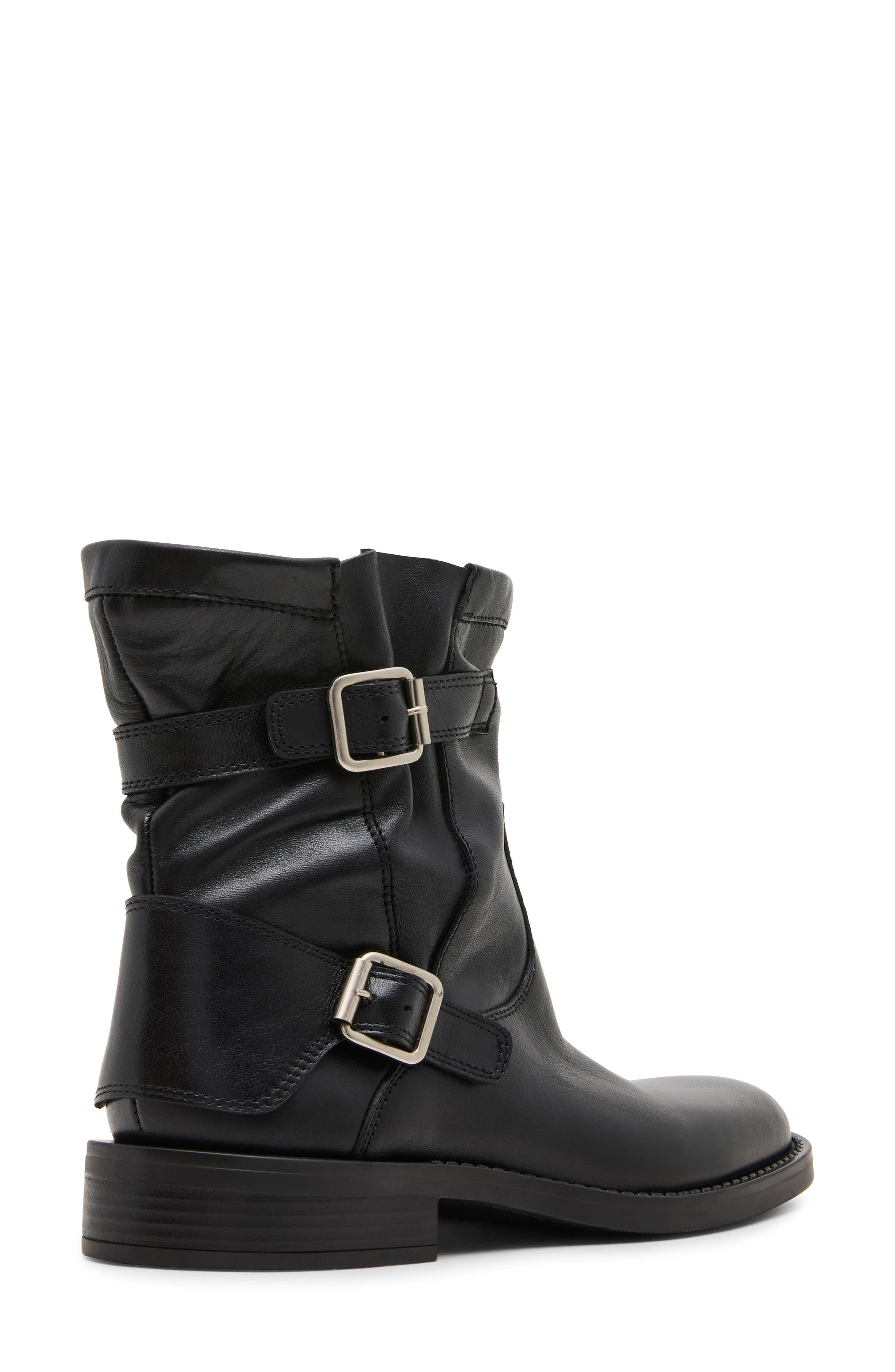 Denis Moto Bootie, Alternate, color, BLACK LEATHER
