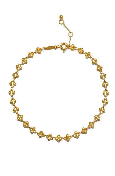 Illuminating Energy Gold Anklet