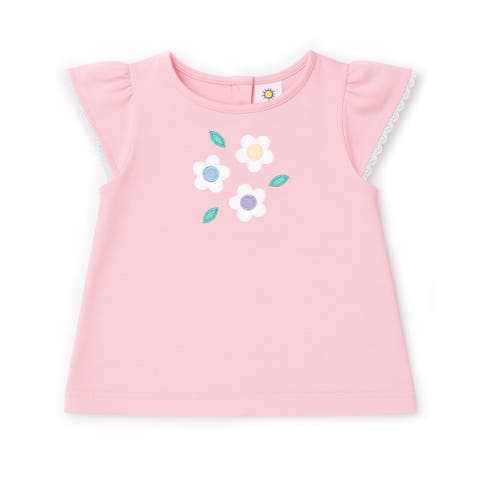 Knit Top With Flowers (Toddler, Little Kid)