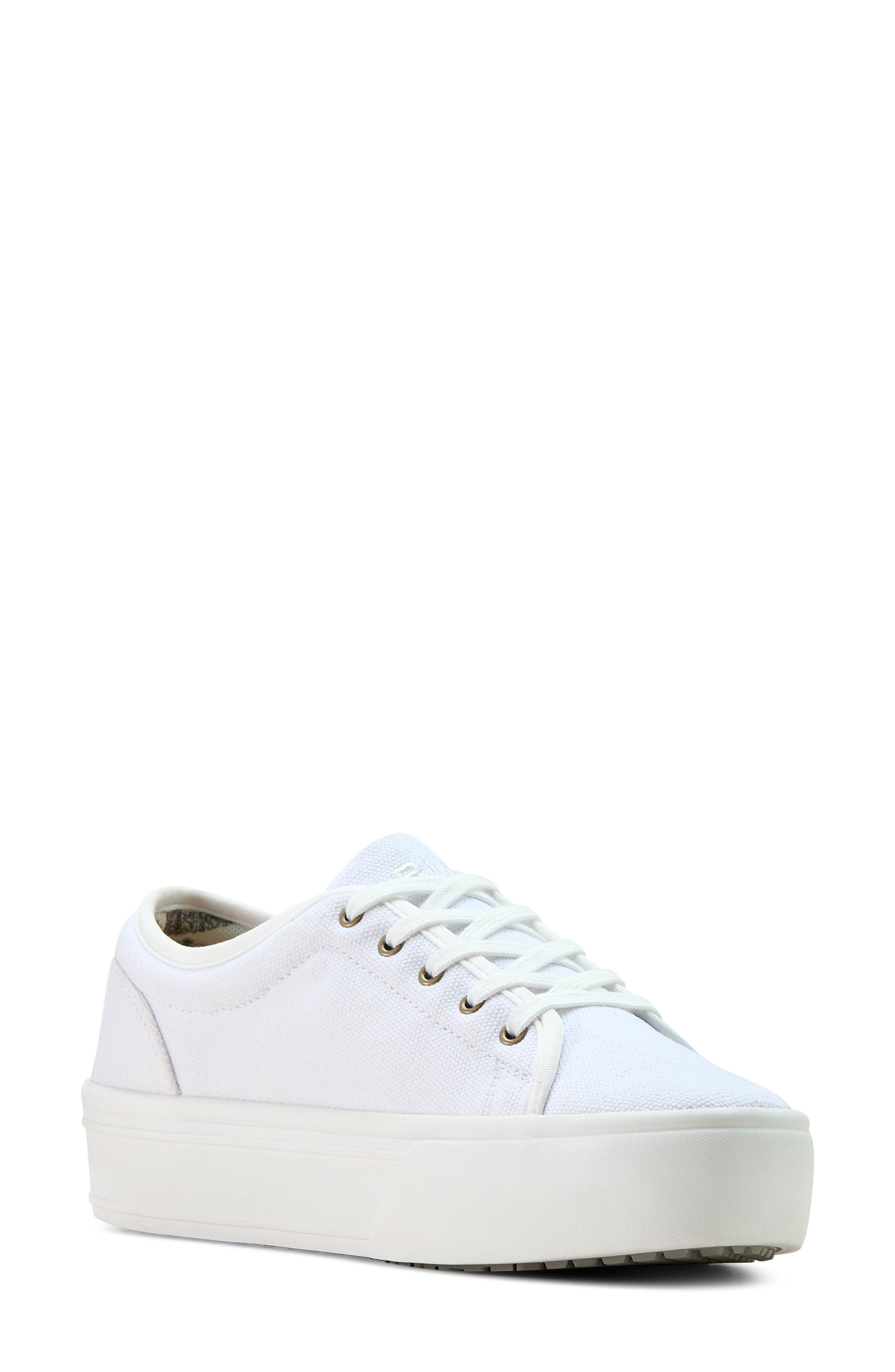 Skylar Platform Sneaker, Alternate, color, WHITE