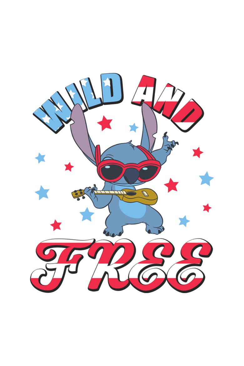 Girls' Experiment Wild and Free T-Shirt, Alternate, color, White