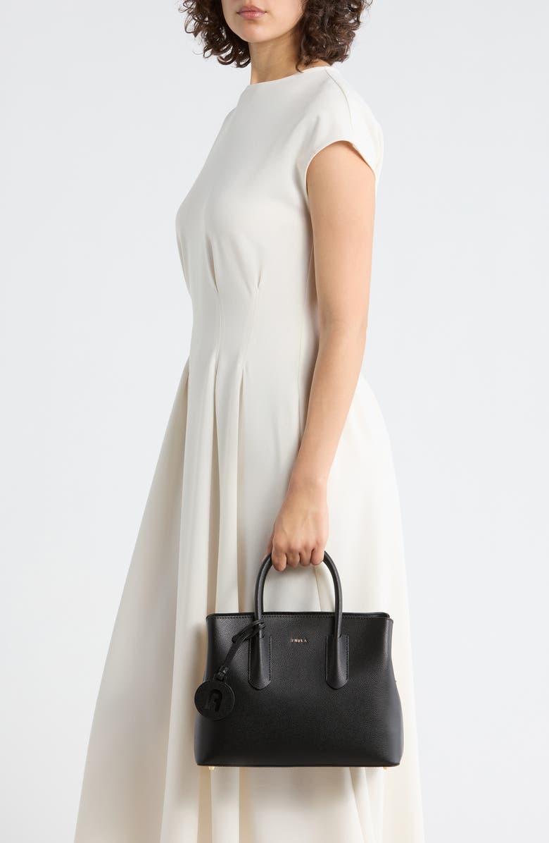 Furla Tessa Tote Bag, Alternate, color, Nero