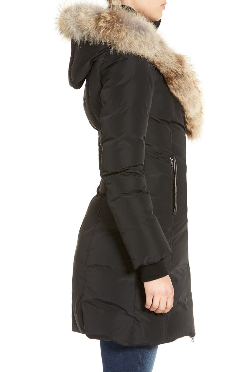 Mackage Down Puffer with Coyote Fur Trim, Alternate, color,