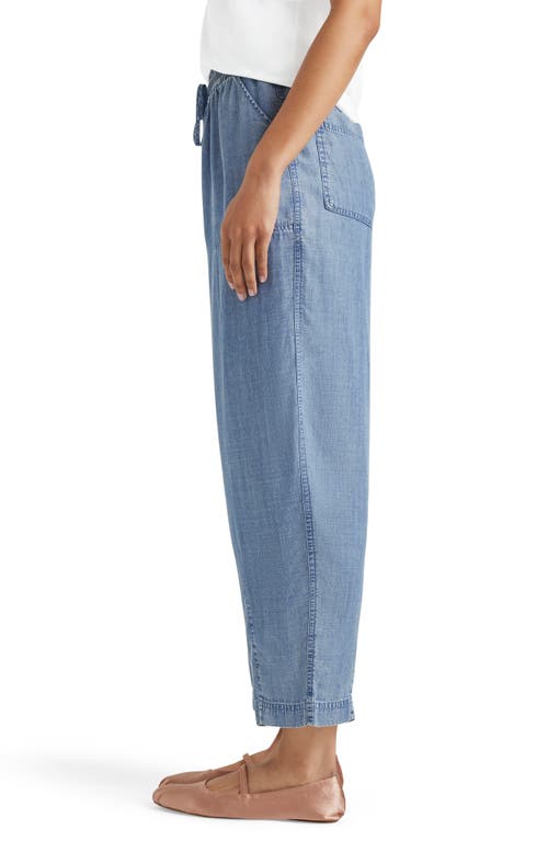 Splendid Ryan Indigo Drawstring Barrel-leg Pants