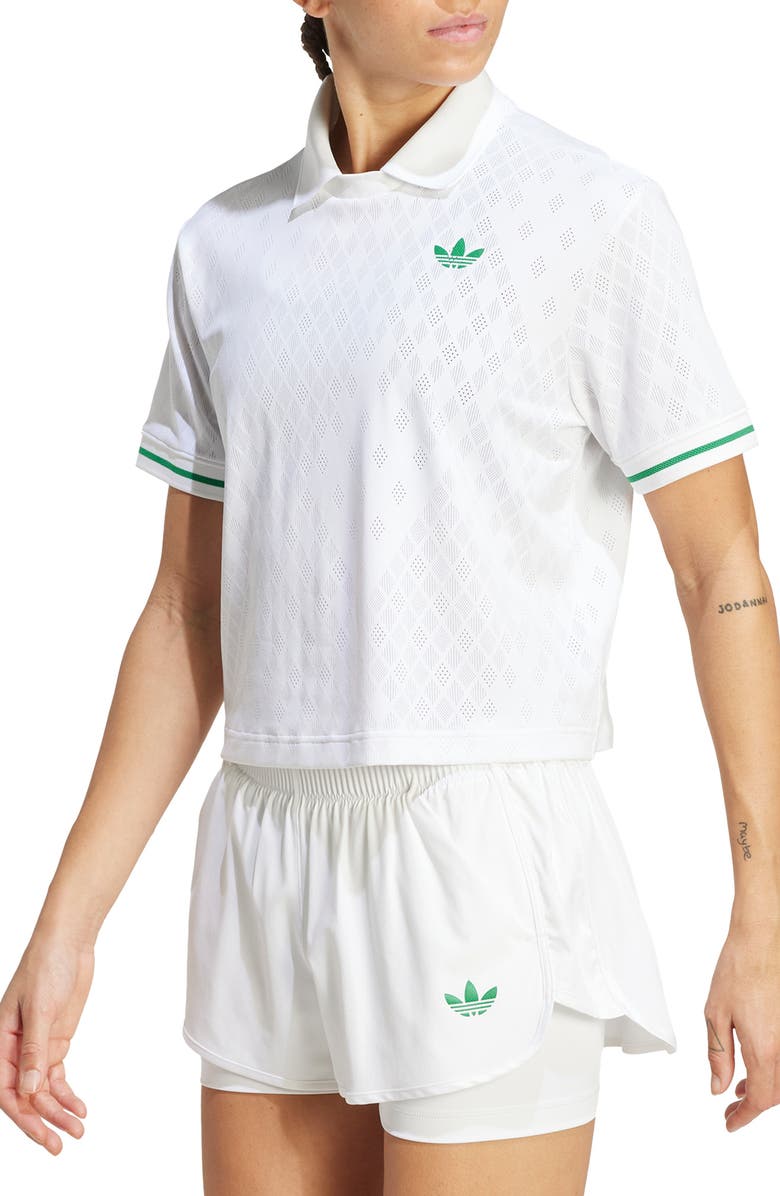 adidas Pro Climacool Polo, Alternate, color, White