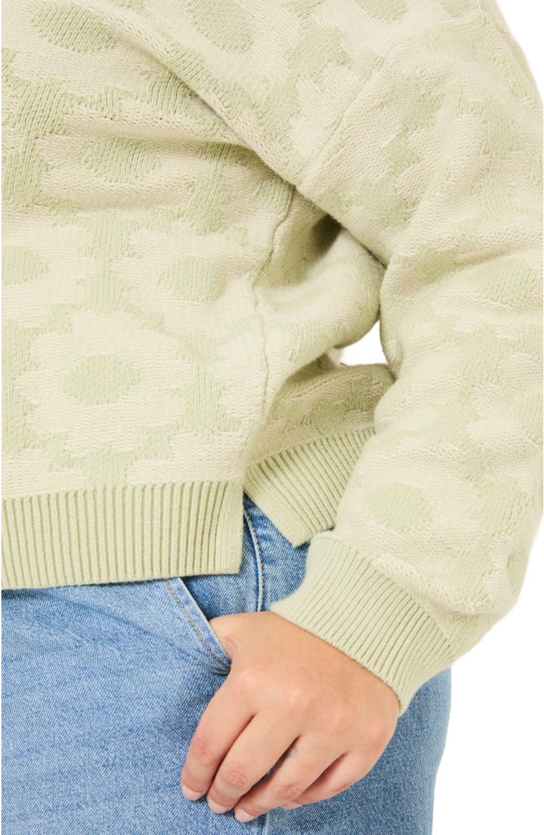 FatFace Plus Size Floral Sweater, Alternate, color, 