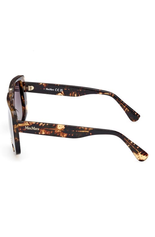 MAX MARA MAX MARA SPARK 57MM POLARIZED SHIELD SUNGLASSES 