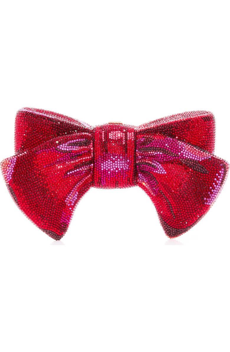 JUDITH LEIBER COUTURE Bow Clutch, Main, color, Champagne Siam Multi