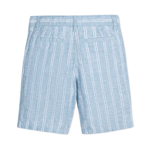 Hope & Henry Boys' Linen Short, Kids In Mallorca Stripe