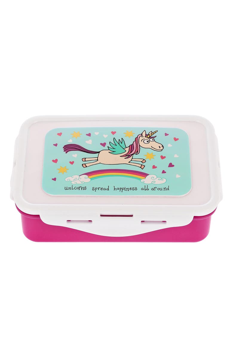 TYRELL KATZ Kids' 7-Piece Bento Box Lunch Set, Alternate, color, Pink