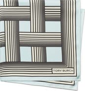 Tory Burch Gradual Stripe Square Silk Neckerchief