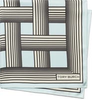 Tory Burch Gradual Stripe Square Silk Neckerchief