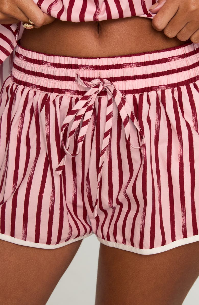 Princess Polly Your Everything Shorts, Alternate, color, Pink Stripe