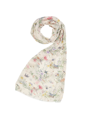 Fable England Bunny Toile Lightweight Scarf