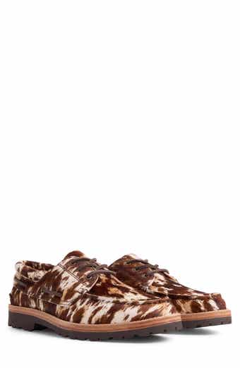 Sperry x Colour Plus Companie Genuine Calf Hair 3-Eye Boat Shoe