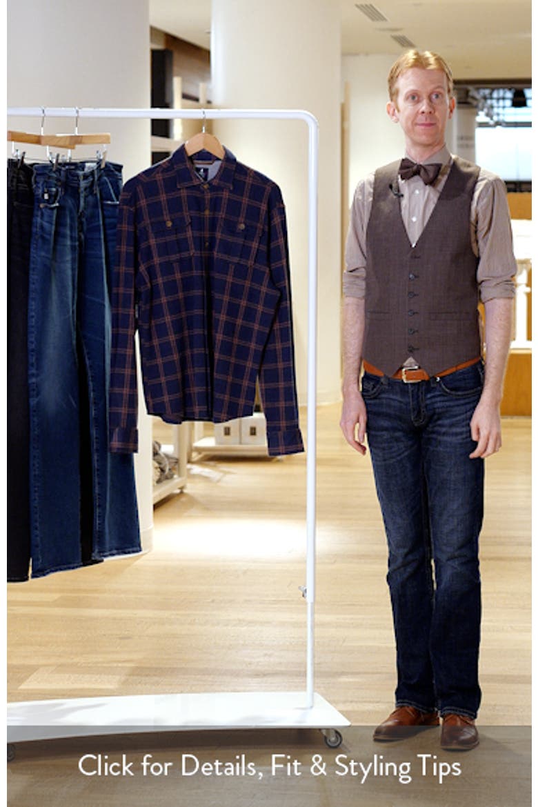 Judah Check Button-Up Flannel Overshirt video
