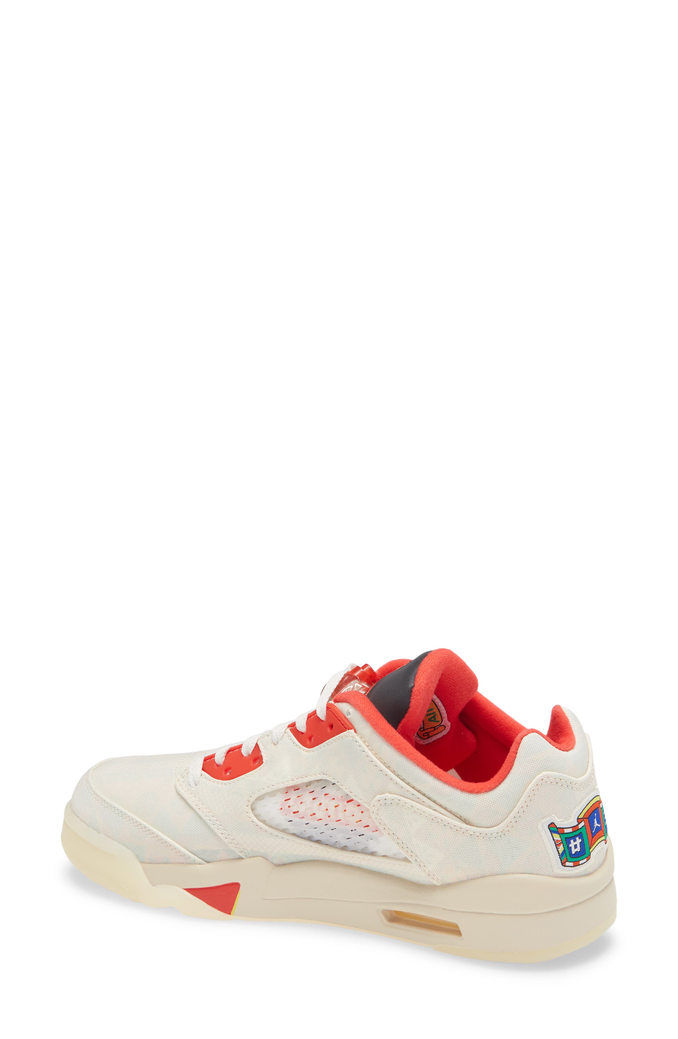 Air Jordan 5 Retro Low Chinese New Year Sneaker, Alternate, color, SAIL/ RED/ YELLOW/ PEARL