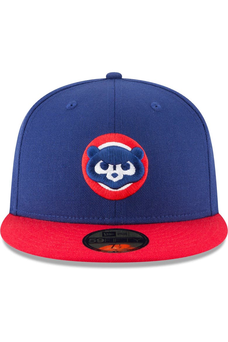 Men's New Era Royal Chicago Cubs Cooperstown Collection Wool 59FIFTY Fitted Hat, Alternate, color, Royal