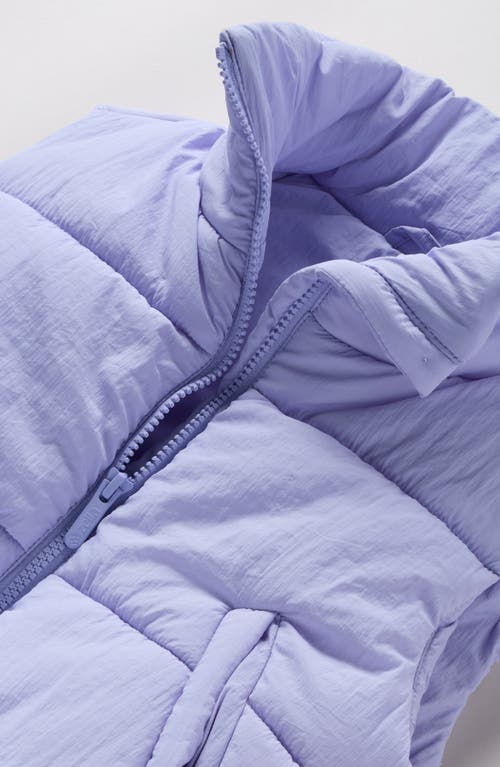 Zella Girl Kids' Layer Up Puffy Vest In Blue