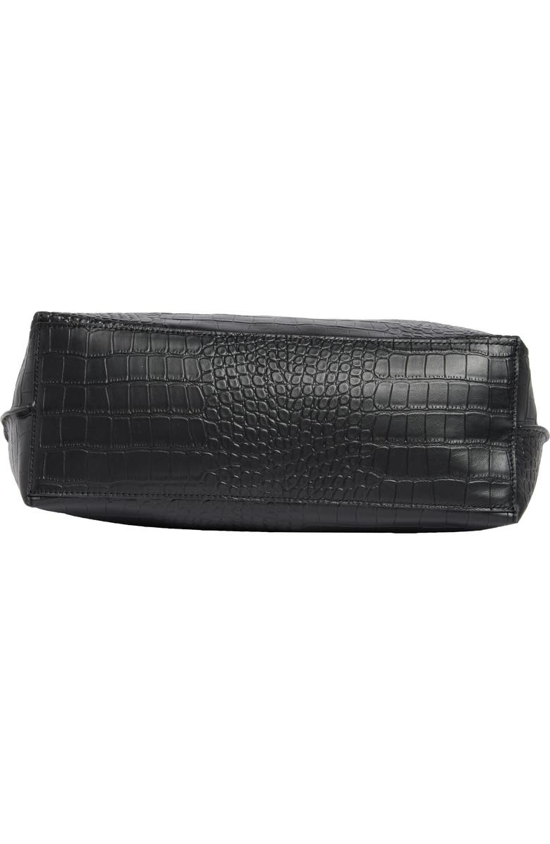 Rebecca Minkoff Megan Soft Croc Embossed Leather Tote Bag, Alternate, color,