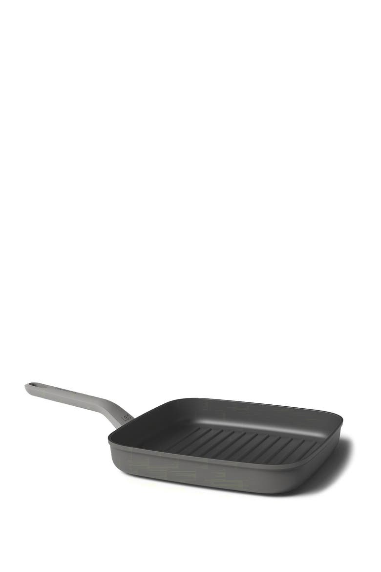 Leo 10" Non-Stick Grill Pan, Main, color, GREY
