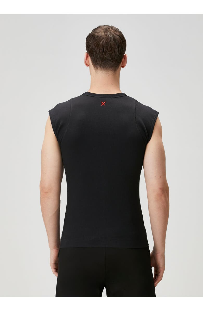 PCFG Rib Tank Top With Patch, Alternate, color, Black