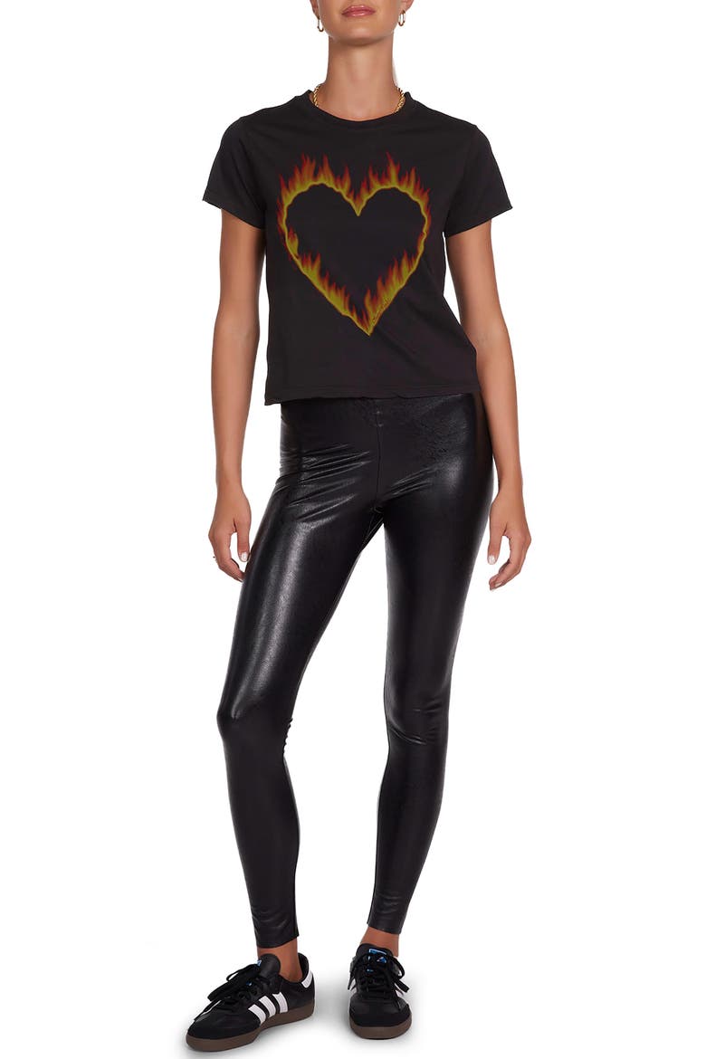 Ursula Fire Heart Top, Alternate, color, Black