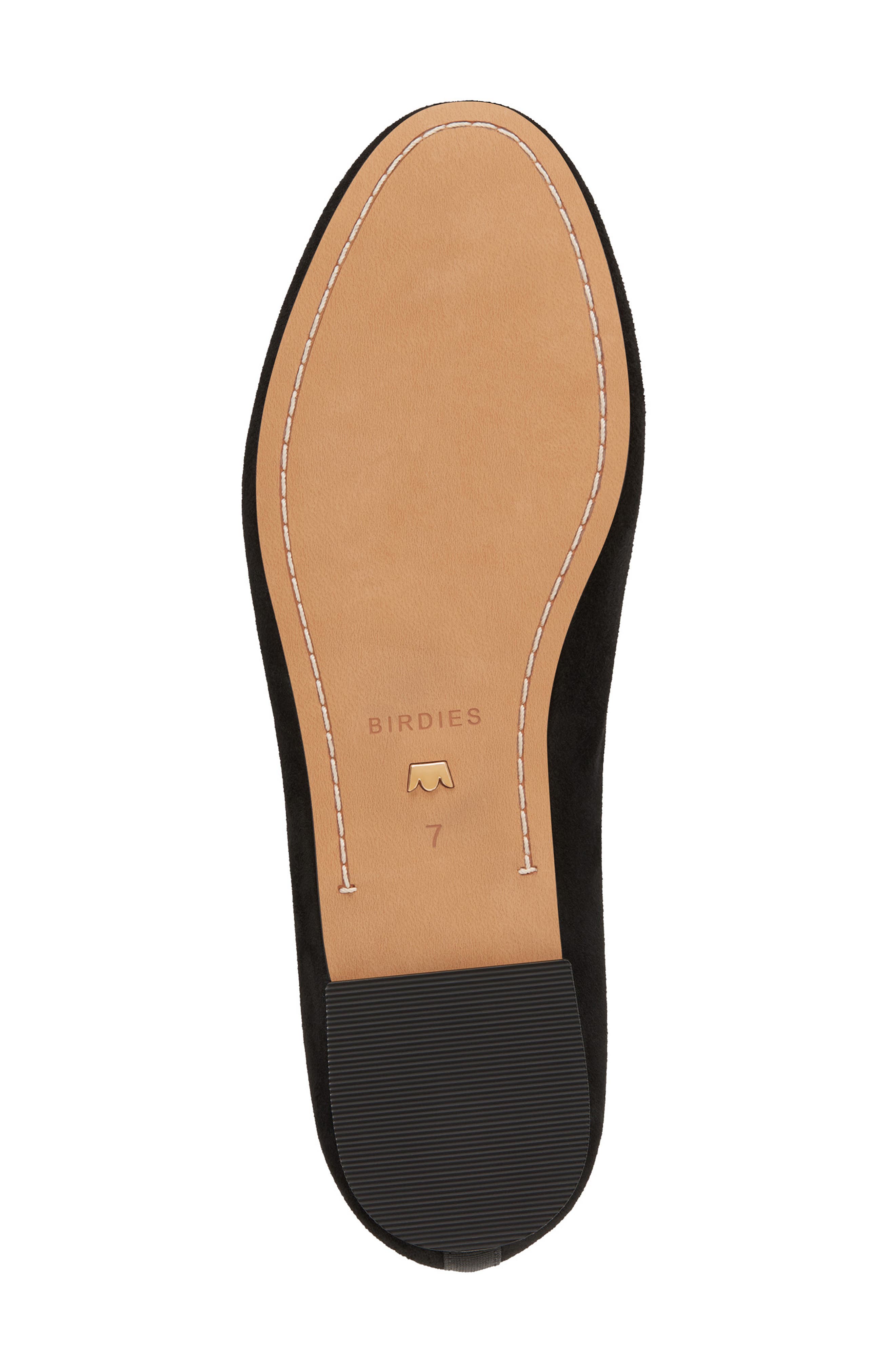 Birdies Starling Suede Flat, Alternate, color, 