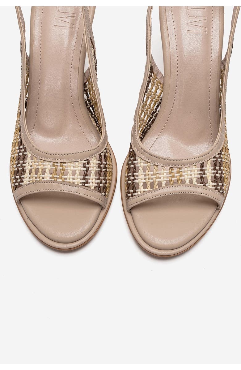 Prologue Shoes Soven Stiletto Sandal, Alternate, color, Beige