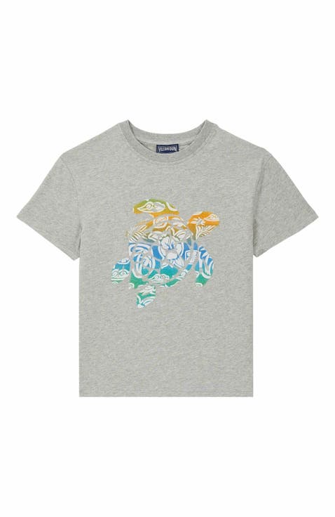 Kids' Organic Cotton Tahiti Turtles T-Shirt