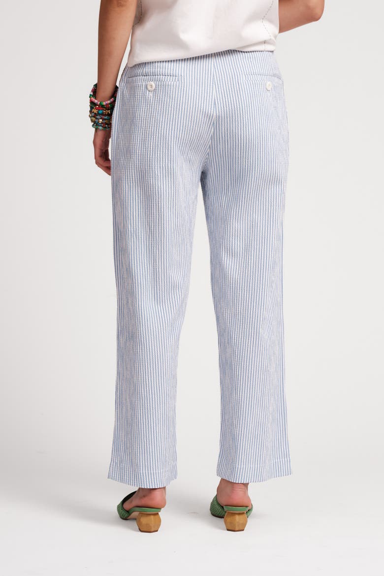 Coleman Pant Stripe Seersucker, Alternate, color, Light Blue/White