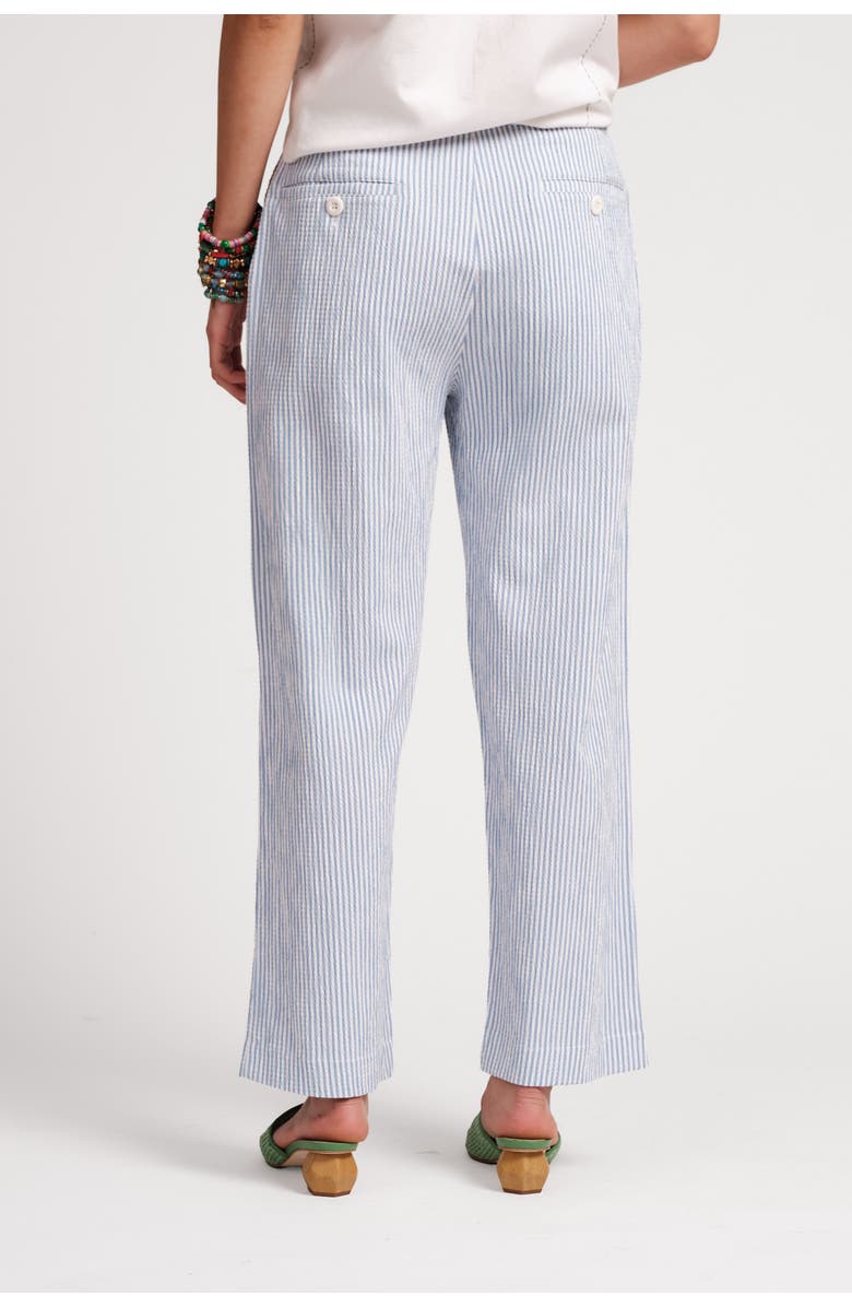 Frances Valentine Coleman Pant Stripe Seersucker, Alternate, color, Light Blue/White