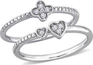 DELMAR Set Of 2 Diamond Rings - 0.11ct.