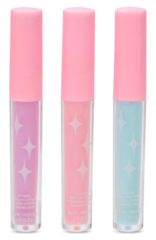 Iscream Sparkle & Shine Assorted 3-pack Lip Glosses In Pink