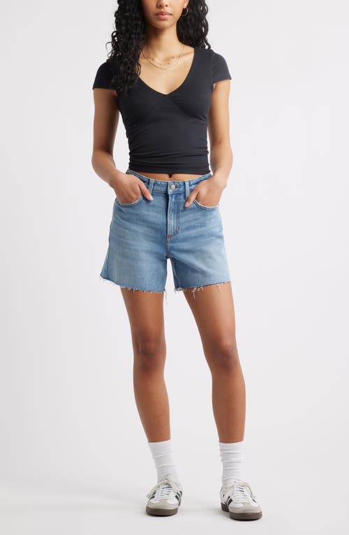 Bp. '90s High Waist Cutoff Denim Shorts
