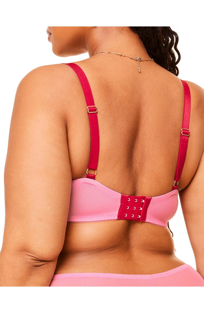 Adore Me Bettie Contour Balconette Bra, Alternate, color, Medium Pink