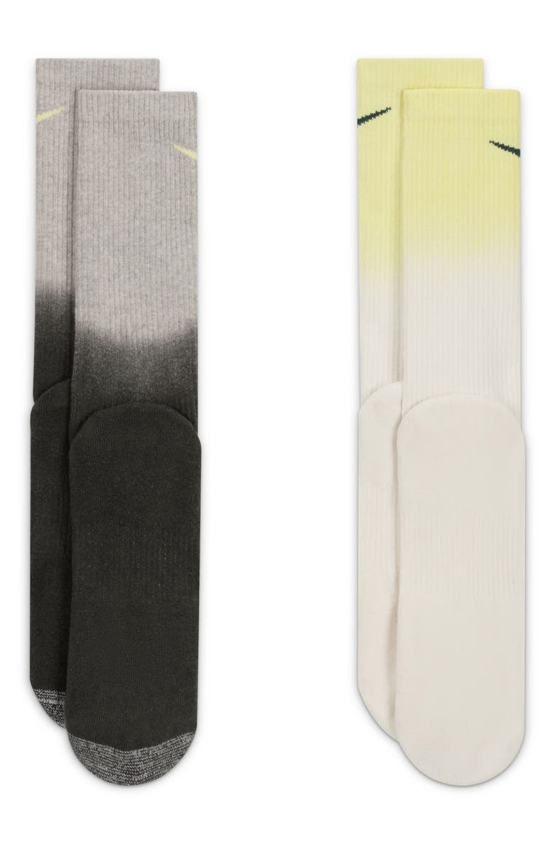 Nike Assorted 2-Pack Everyday Plus Dri-FIT Cushioned Crew Socks, Alternate, color,