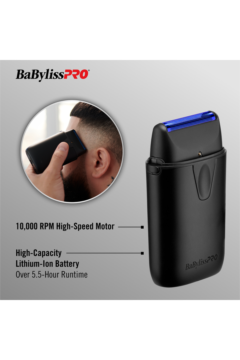 Matte Black UV-Disinfecting Single-Foil Shaver, Alternate, color, Black