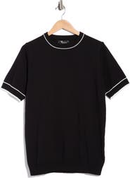 T.R. PREMIUM Textured Short Sleeve Sweater