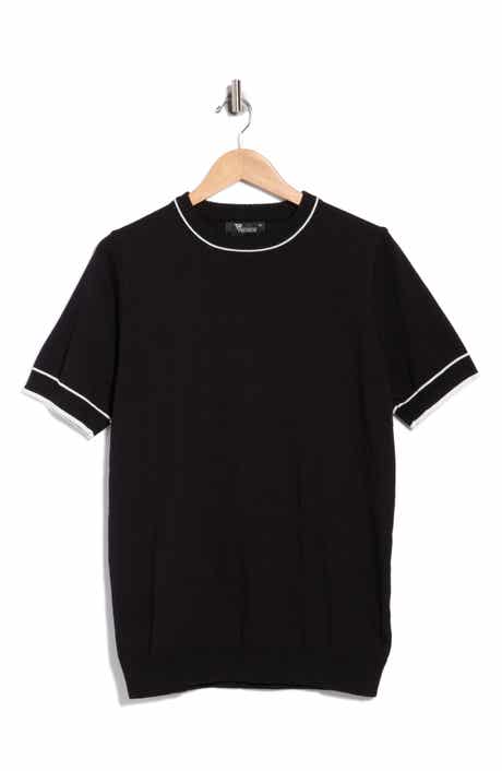 T.R. PREMIUM Textured Short Sleeve Sweater