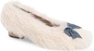 Sandy Liang Furry Slipper Pump
