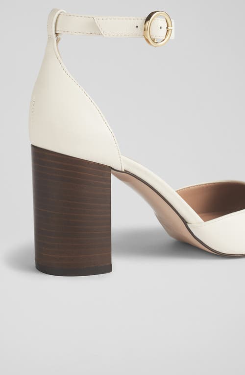 Lk Bennett Simmi Ankle Strap Pump In White
